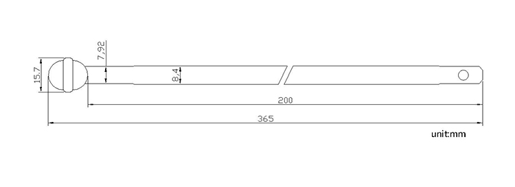 Metal strap seal CAD 