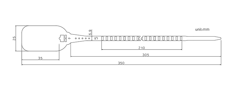 plastic seal CAD 