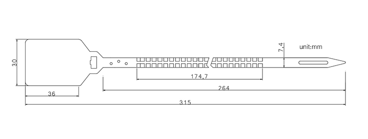 plastic seal CAD 