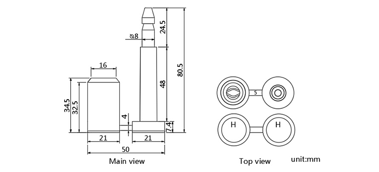 bolt seal CAD 004