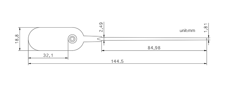 plastic seal CAD 