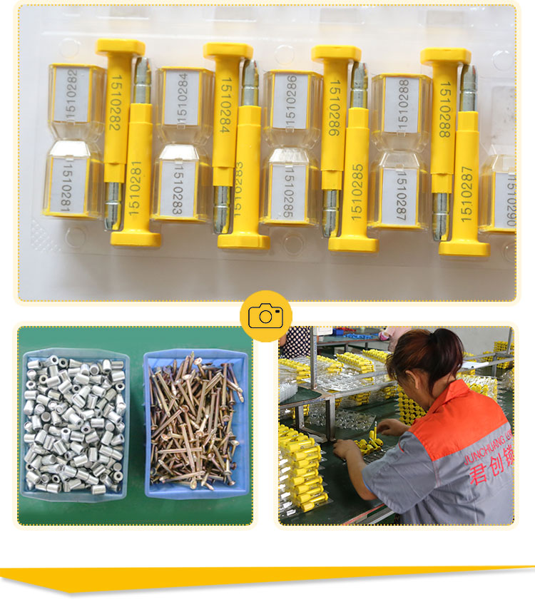 bolt seal packaging and workshop